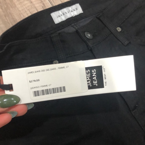 James Jean Dee Dee BNWT zip leather side leg Hot Jean! - Picture 10 of 10